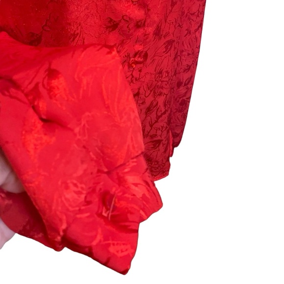 ❤️Vintage Secretary Bow Button Long Sleeve Blouse - Picture 5 of 7